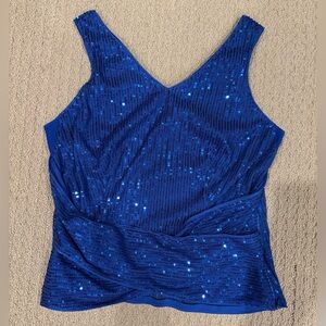 #117 sparkly top NWT